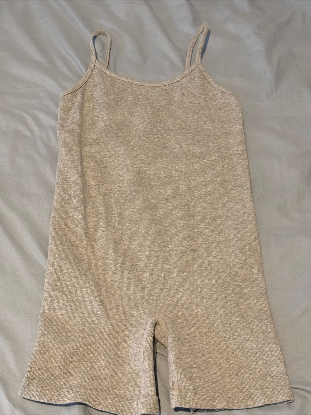 Women Neutral Gray Sleeveless One-Piece Romper